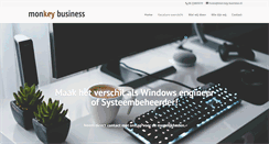 Desktop Screenshot of mon-key-business.nl